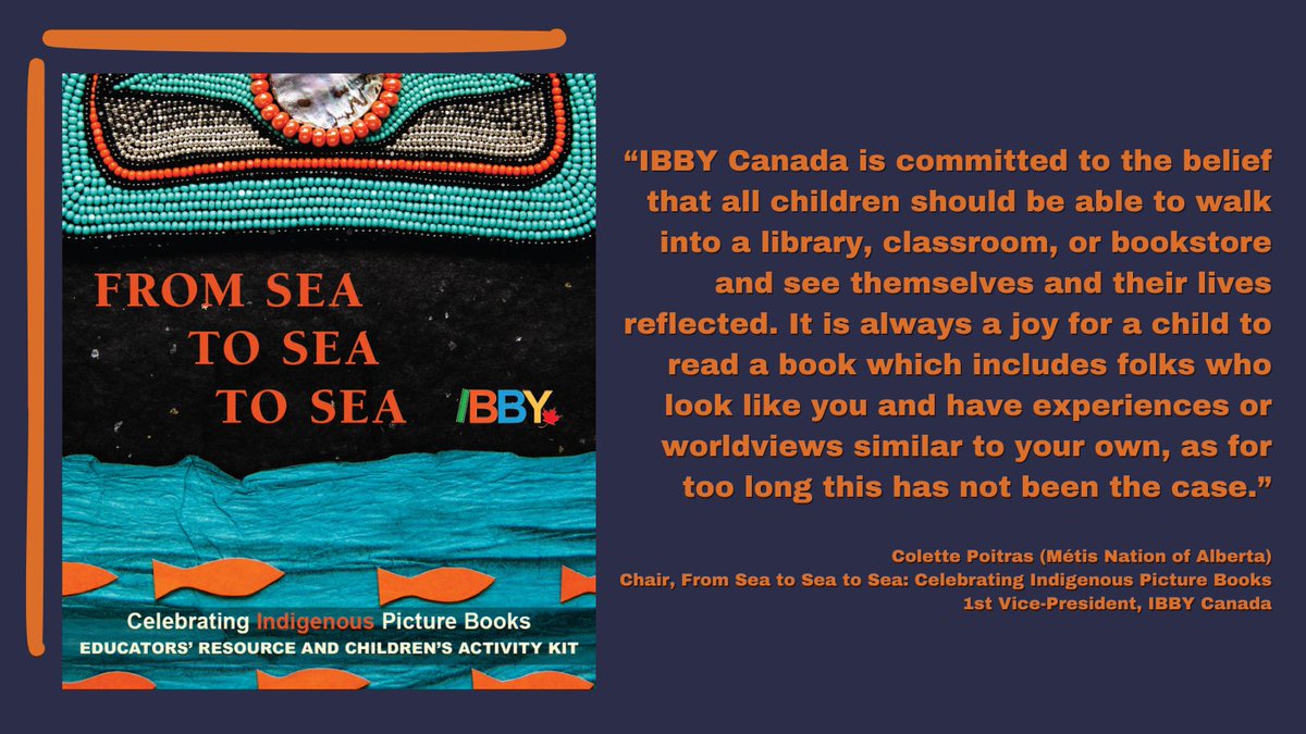 IBBY Canada Launches an Educators’ Resource and Children’s Activity Kit for From Sea to Sea to Sea: Celebrating Indigenous Picture Books, Third Edition.

ibby-canada.org/indigenous-pic…