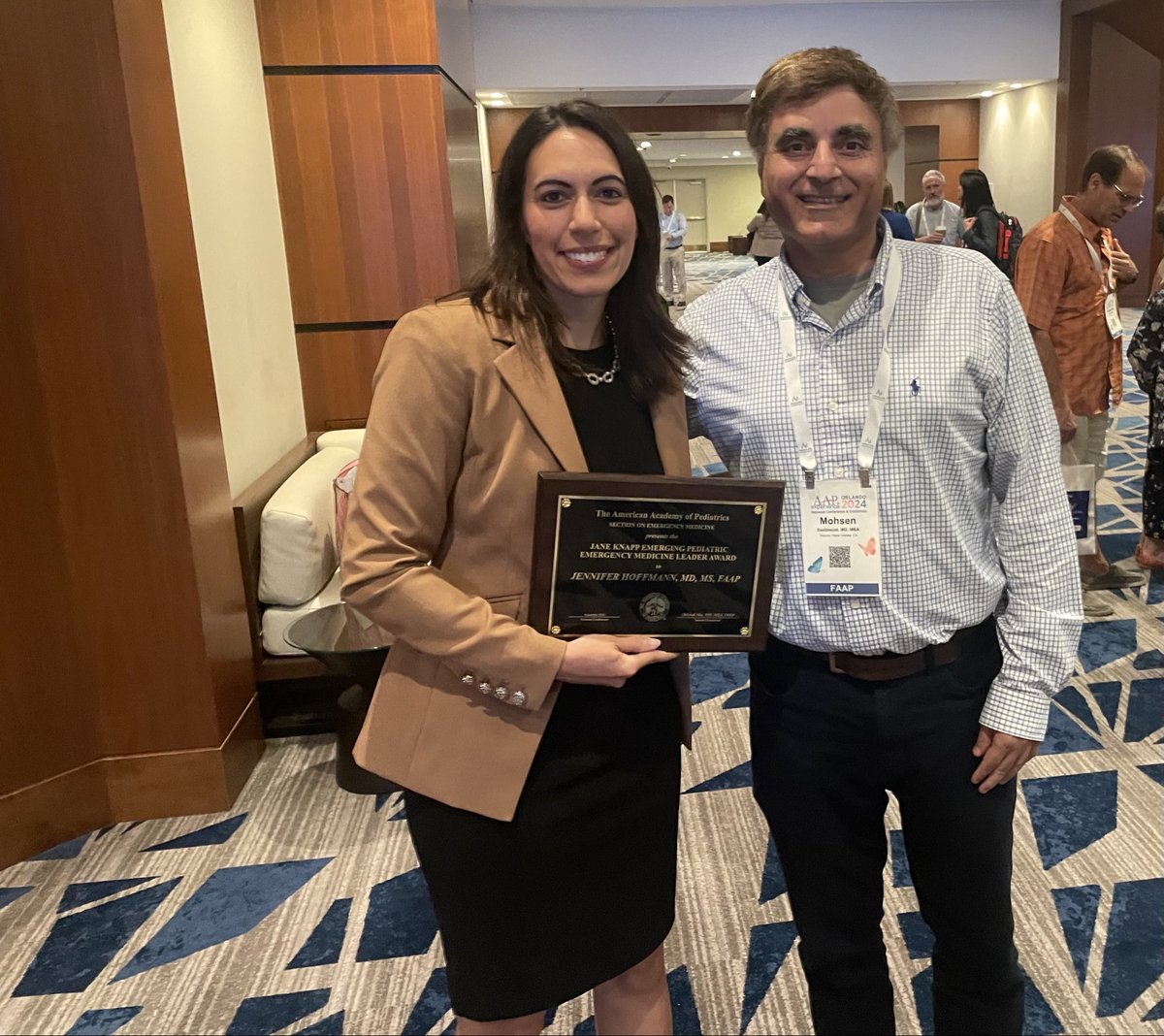 Mohsen Saidinejad, MD, MBA, FAAP, FACEP (@ladrmoh) on Twitter photo Congrats Tommy good friend Dr. a Jennifer Hoffmann for winning the Jane Knapp Emerging Leader Award from the AAP Section on Emergency Medicine
#aapexperinece
<a href="/jen_hoffmann1/">Jennifer Hoffmann MD</a>
<a href="/pedspandemic/">Pediatric Pandemic Network</a>
<a href="/EMSCImprovement/">EMSC Innovation & Improvement Center</a>
<a href="/PECARNteam/">PECARNteam</a>
<a href="/LAPedsReady/">LA Peds Ready</a>
<a href="/AAPexperience/">AAP National Conference & Exhibition</a> Congrats Tommy good friend Dr. a Jennifer Hoffmann for winning the Jane Knapp Emerging Leader Award from the AAP Section on Emergency Medicine
#aapexperinece
<a href="/jen_hoffmann1/">Jennifer Hoffmann MD</a>
<a href="/pedspandemic/">Pediatric Pandemic Network</a>
<a href="/EMSCImprovement/">EMSC Innovation & Improvement Center</a>
<a href="/PECARNteam/">PECARNteam</a>
<a href="/LAPedsReady/">LA Peds Ready</a>
<a href="/AAPexperience/">AAP National Conference & Exhibition</a>