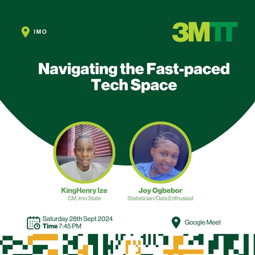 JoyDaprima's tweet photo. Privileged to connect and speak with  the vibrant 3MTT Imo State community in a few minutes! Thanks to the community manager @KingHenrycruz , for this opportunity. 
First-time jitters but I’m eager to share. Wish me luck…and of course a stable network 😁 https://t.co/lvPOl4a5ED