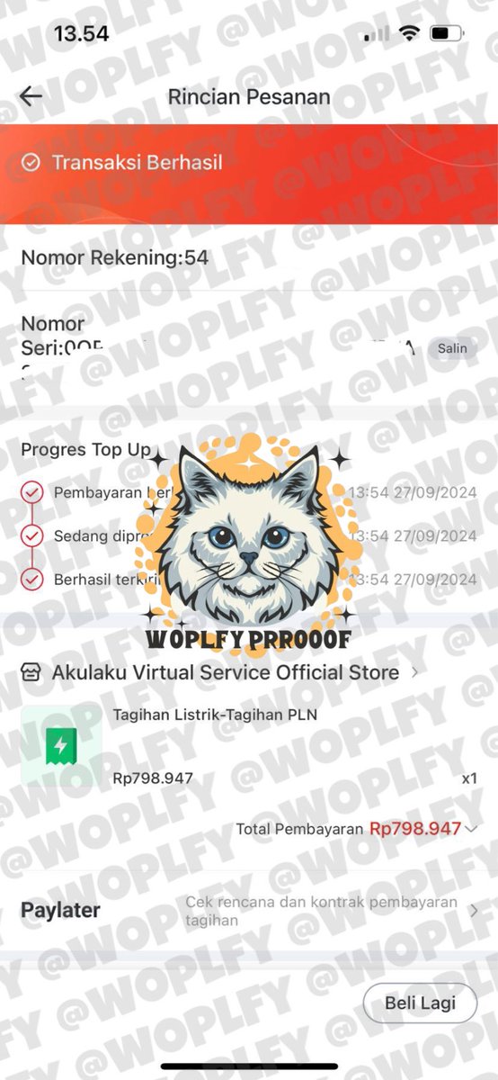 285. testi gestun tagihan via akulaku 799k