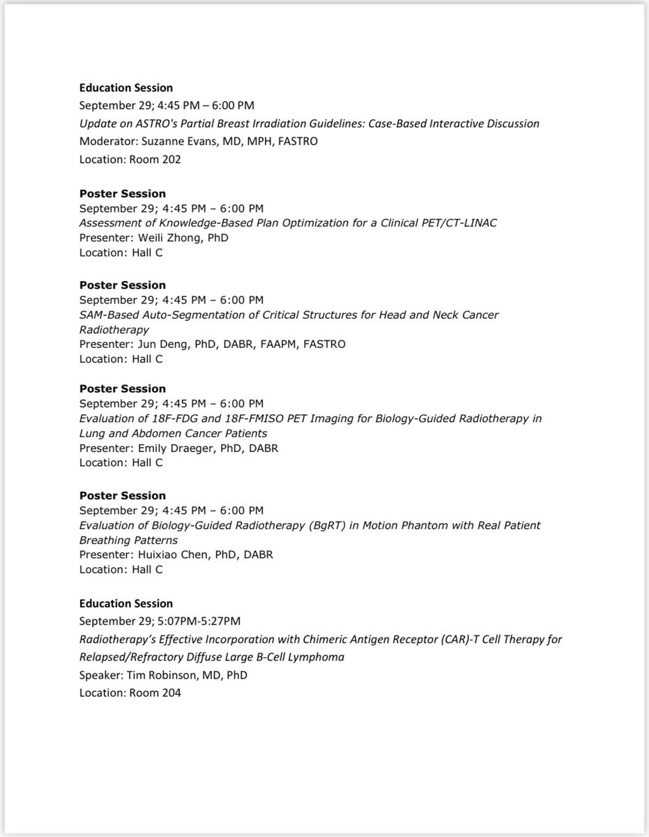 Yale Radiation Oncology Residency (@yaleradonc) on Twitter photo Come check out our presentations today and tomorrow at #ASTRO24! Kicking things off for us will be Dr. <a href="/SusanGueble/">Susan Gueble, MD/PhD</a> who will discuss endometrial staging and treatment updates this afternoon. More to come! Come check out our presentations today and tomorrow at #ASTRO24! Kicking things off for us will be Dr. <a href="/SusanGueble/">Susan Gueble, MD/PhD</a> who will discuss endometrial staging and treatment updates this afternoon. More to come!