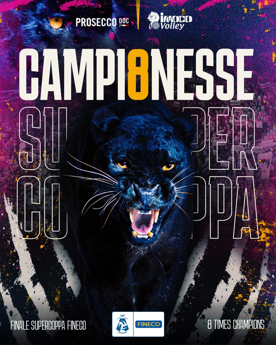 ImocoVolley's tweet image. 🎱 𝘃𝗼𝗹𝘁𝗲 𝗦𝗨𝗣𝗘𝗥 𝗰𝗮𝗺𝗽𝗶𝗼𝗻𝗲𝘀𝘀𝗲 🏆

📲#ImocoVeroVolley - #SupercoppaFineco
#pazzidite #proseccodoc #iLoveVolley 💛💙
