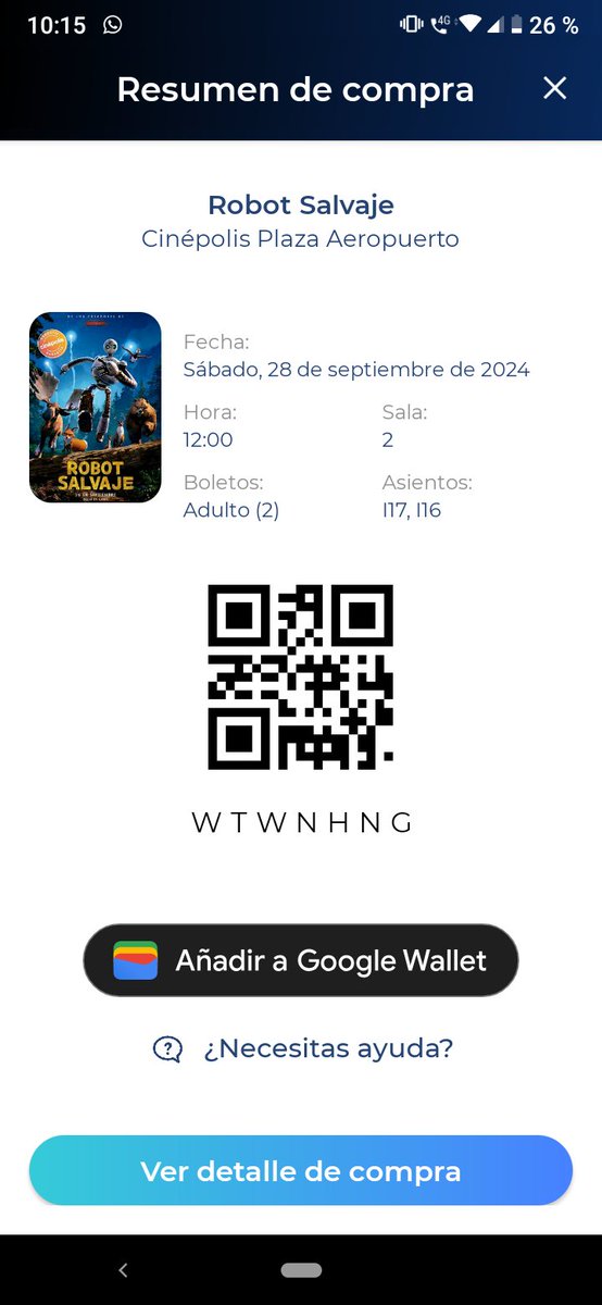haruka4457's tweet photo. Tío @Cinepolis estoy en la sucursal aeropuerto y quiero ver la película de  Robot salvaje.
Y llevo 35min esperando y ni los comerciales están !

Ayúdanos !!!! https://t.co/bdPdyvO6th