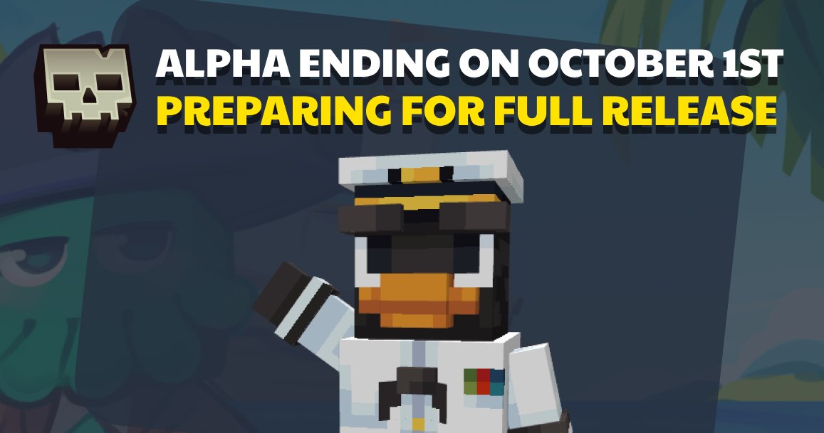 ALPHA ENDING ON OCTOBER 1ST!🌴Preparing for Full Release... More informations on Discord.