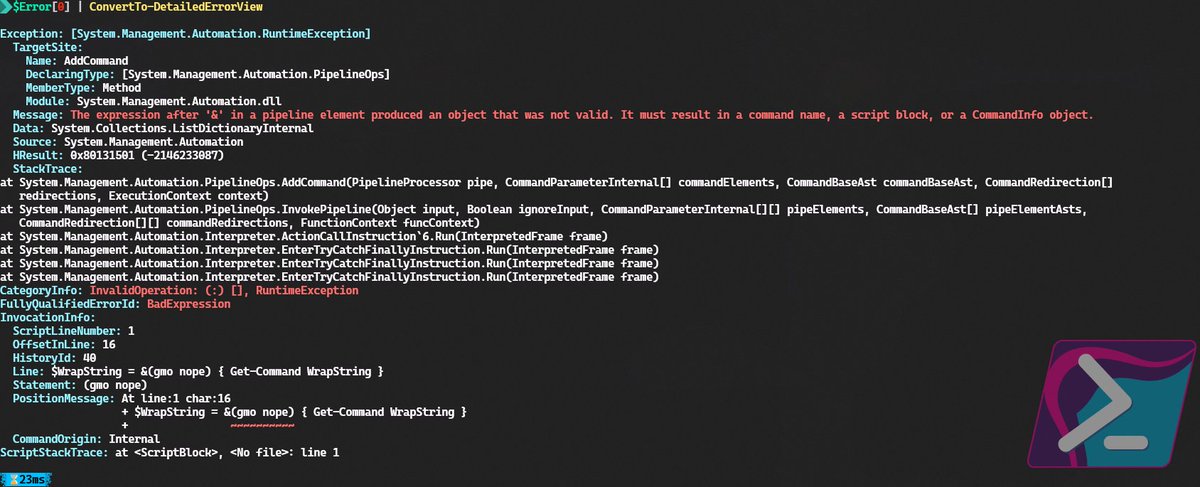 Please critique these two views of the same error. Is one better? What do you like about it? Which do you want in your build logs, or as the detailed ErrorView?

Let's call them the "short" and "long" views, since I can't have a poll *and* images (boo!)