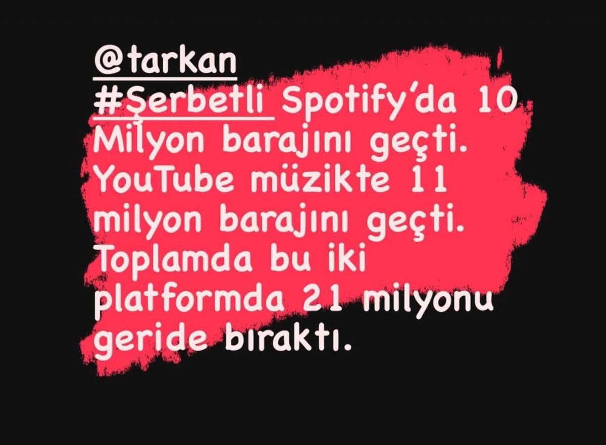 Tarkan - #Şerbetli’den iyi haberler var. <a href="/Tarkan/">Tarkan</a> <a href="/gunaycoban/">Günay Çoban</a> <a href="/TuracBerkay/">Turaç Berkay Özer</a>