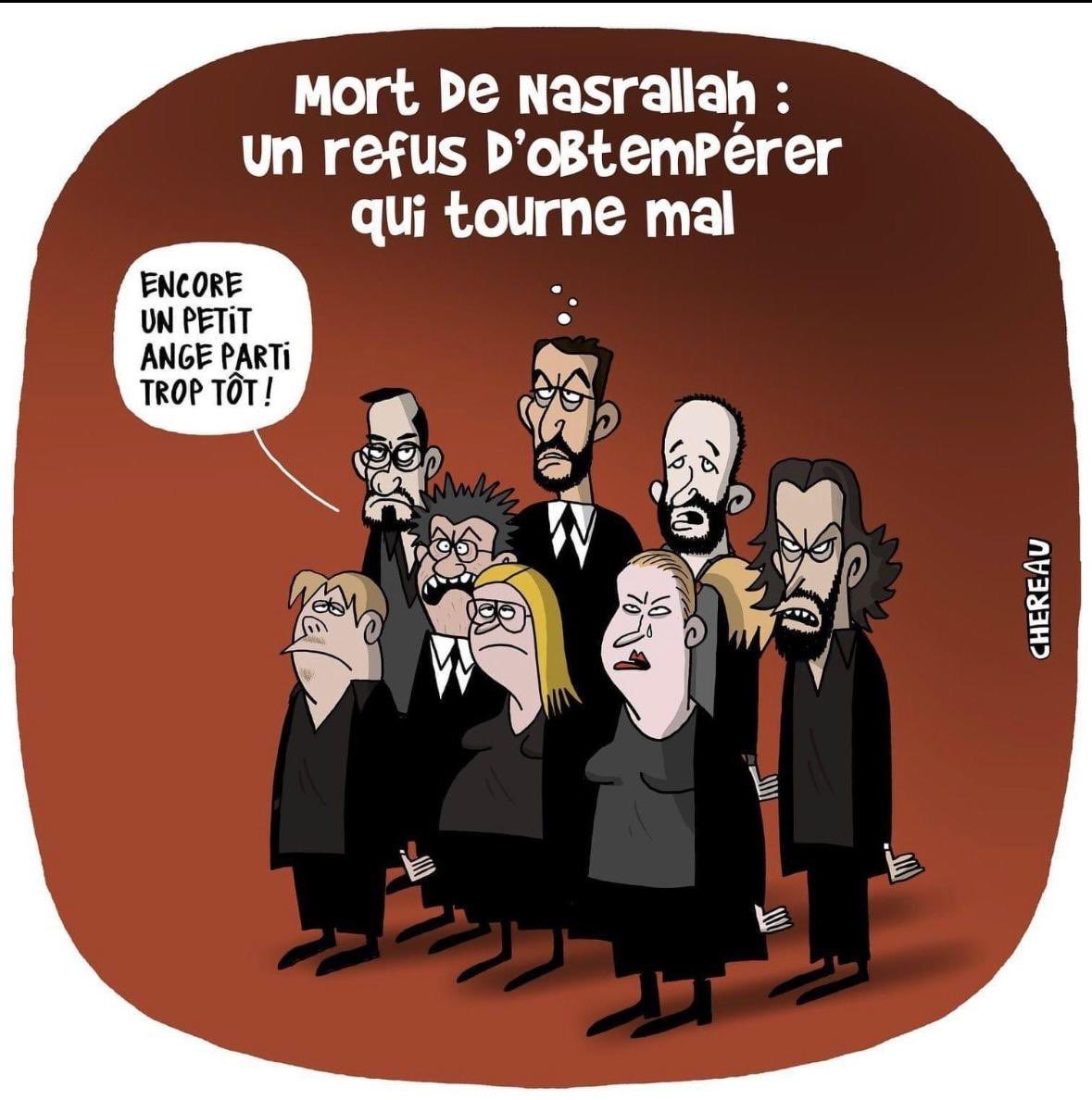 C’est pour moi le dessin de l’année !
😂😂😂😂🤣🤣🤣 
Merveilleux Chereau !