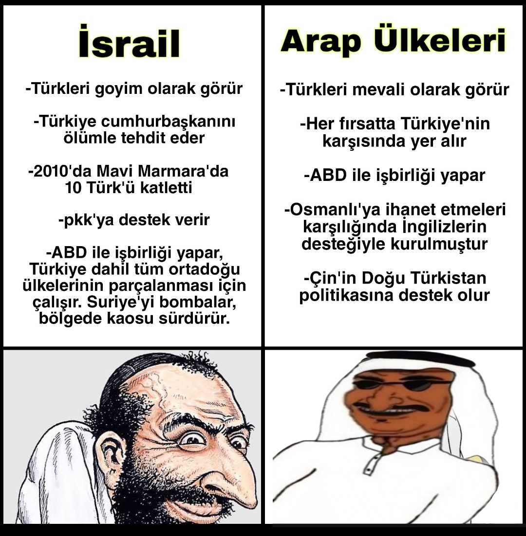 Attila_mutun's tweet photo. @KatfarTR Kavad değiliz diye içerlenmiş. Allah korusun Türkiye'de savaş çıksa, işte o zaman, sözde din kardeşi, özde çıkarcı Arapların gerçek yüzünü görürüz. Dünya çiçek böcek değil, Atalarımız ne demişse o "Acıma yetime döner koyar gotune." https://t.co/d7gUx84ZvA