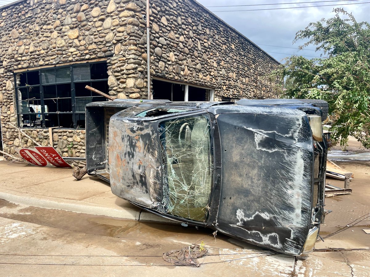 Was finally able to find Canton Mayor <a href="/ZebSmathers/">Zeb L. Smathers</a> just now, and he has some choice words for cell phone service providers — the lack of cell service during #helene and even as we speak has been appalling. 

Smathers told me:

"The number one issue that I'm dealing with is the