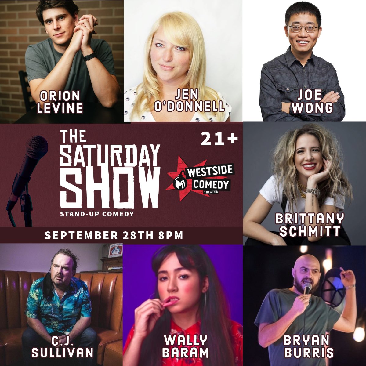 westsidecomedy's tweet photo. Open mic. Stand-up. Improv. We have it all tonight. 🎟️ Tix at https://t.co/8W9gQXCJW9!

@JoeWongComedy @ItsBrittBrit @CJSullivan_ @wallybaram @bryanburris #improv #losangeles #standup https://t.co/Ev7sTZR4hG