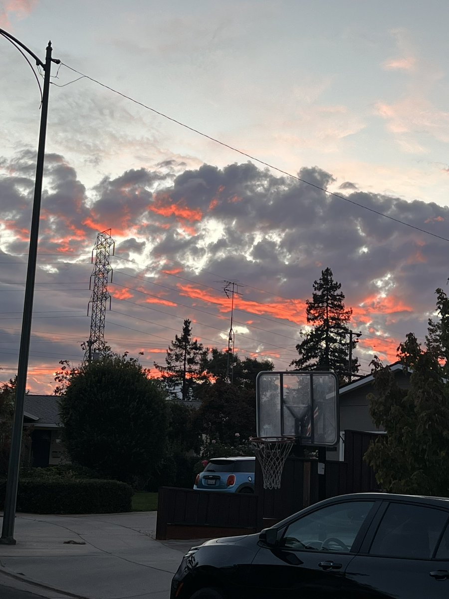 In the neighborhood with the fam. . .