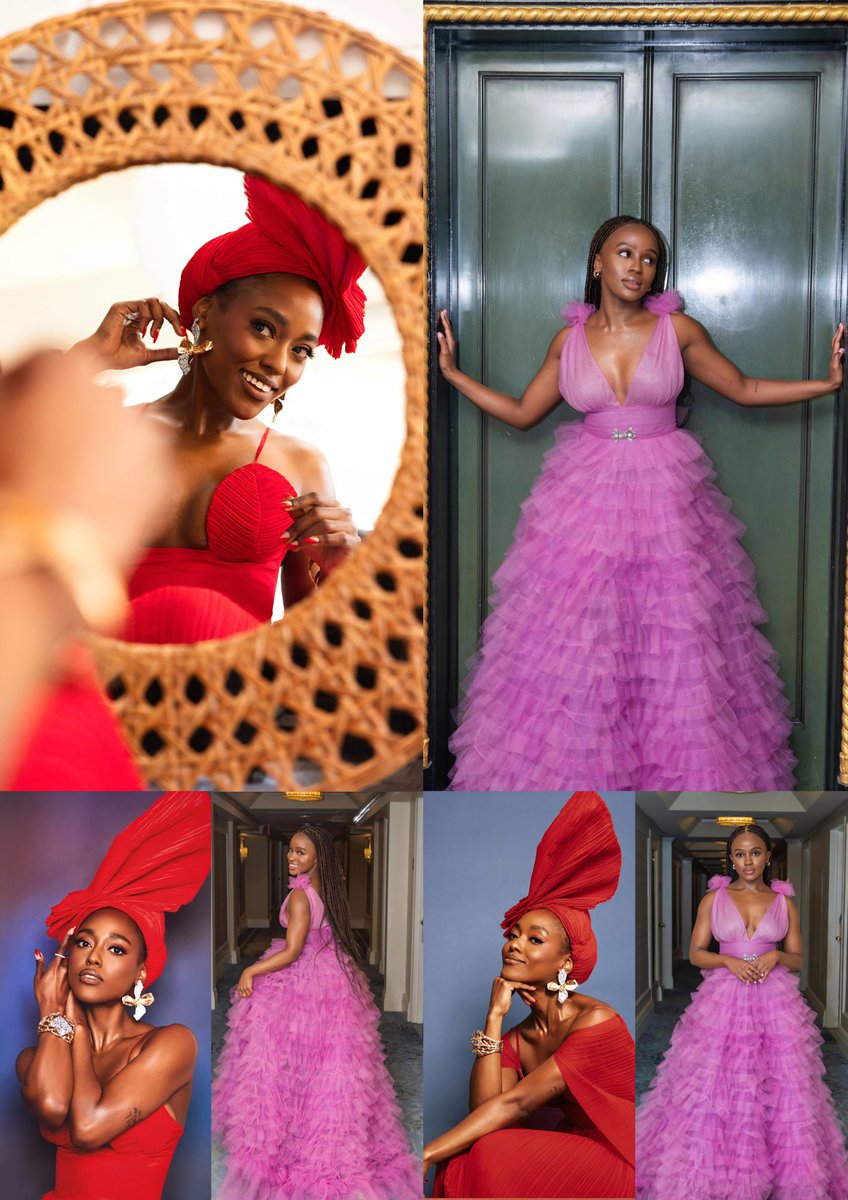 kittYY_696's tweet photo. Can we all take a moment to appreciate these two beautiful Queens as well!?! ✨️😍✨️
#Arsemathomas #Masalibaduza #Ladydanbury #Michaelastirling #Bridgerton #QueenCharlotte https://t.co/dQyVwSyOP9