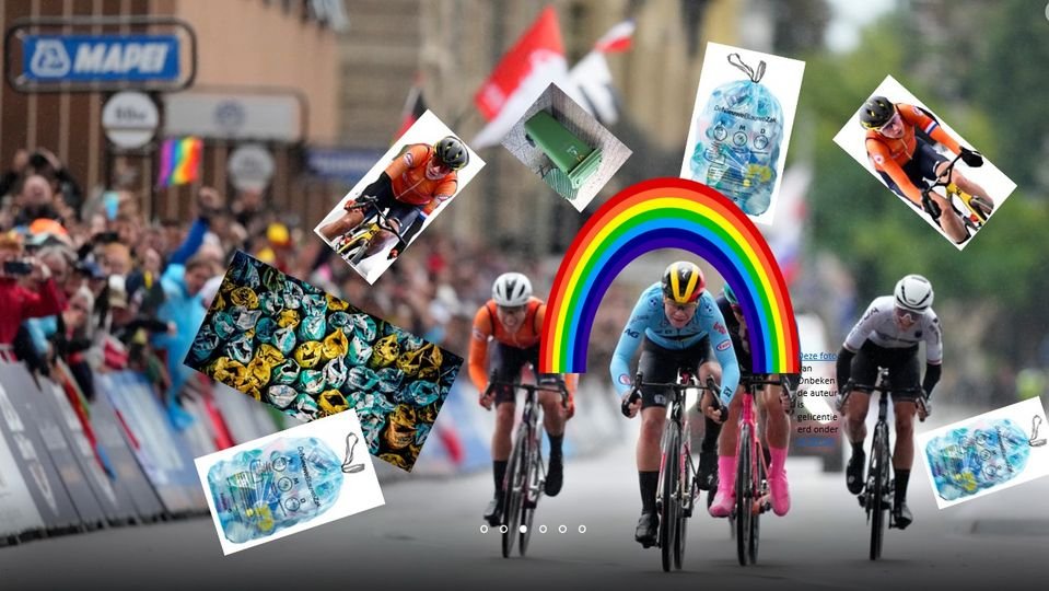 Aan het einde van een "vol(lering)leerde" afval koers ... <a href="/LotteKopecky/">Lotte Kopecky</a> 🌈👏👏👏 #wkwielrennen #Zurich2024 #Worlds2024 #cycling