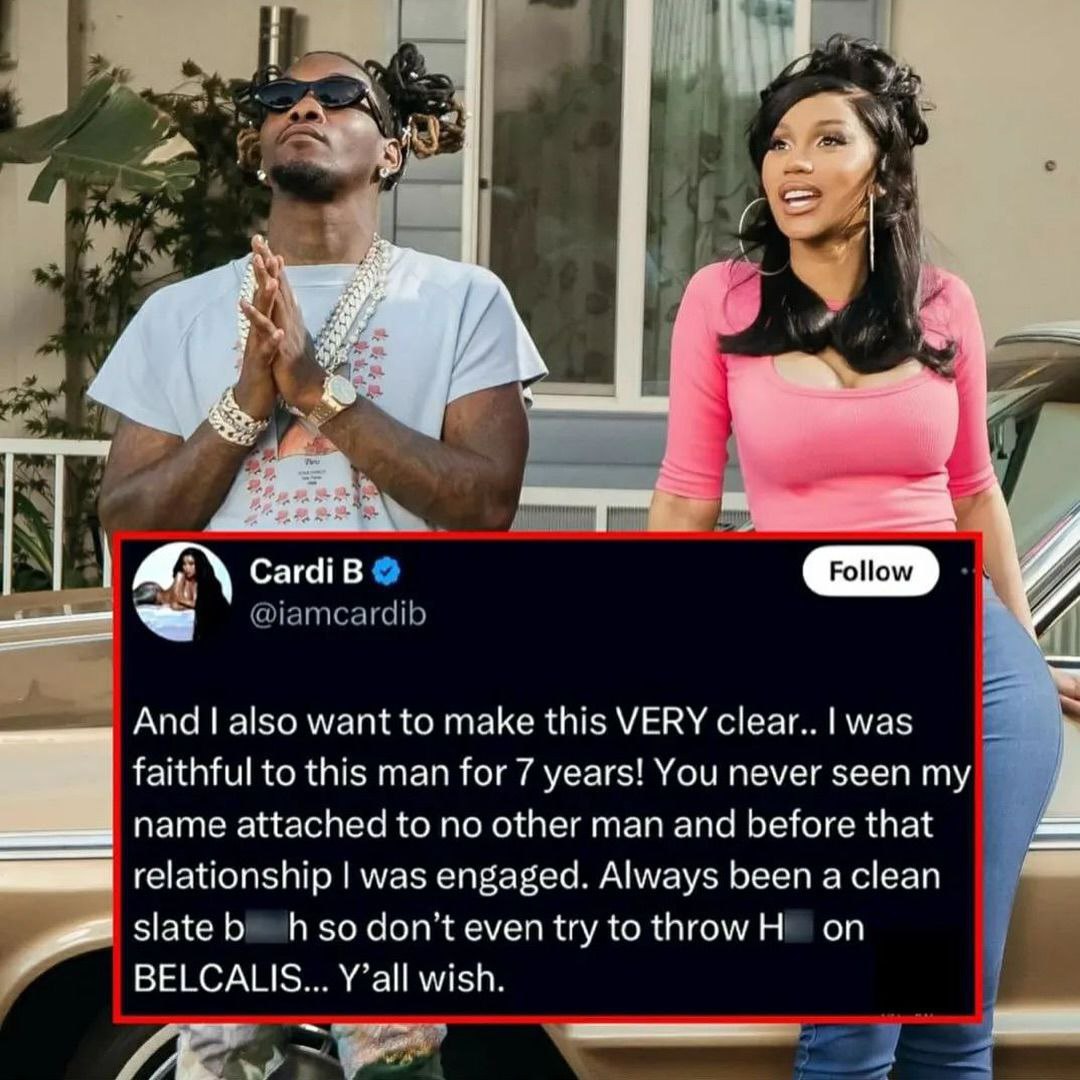 Billionairekush's tweet photo. 🚨 CELEBRITY GOSSIP NEWS 🚨 

Cardi B Says She Was Always Faithful To Offset Amid Divorce: “I Was Faithful To This Man For 7 Years! You Never Seen My Name Attached To No Other Man"😳😳👇👇

Cole Palmer Chelsea #ARSLEI #CHEBHA #TaiwanWorldConference Arsenal #KPLC #Uhuru  Rema https://t.co/k11wMKlOXw