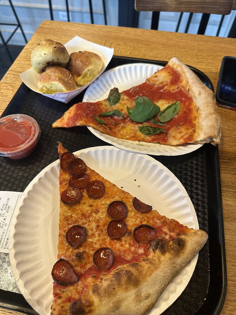 Garlic Knots + Za? Yah I know ball