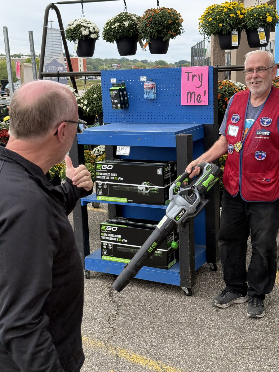 Warren Cardiff (@warrencardiff) on Twitter photo Looking for a new leaf blower! Come on into Lowe’s of Marietta and give our featured item the EGO 615 CFM cordless blower a try this weekend! <a href="/JBBailey9/">JBBailey</a> <a href="/BlueBoxR1/">@BlueBoxR1</a> <a href="/CongerJared/">Jared Conger</a> <a href="/BenitoKomadina/">Benito.Komadina@Lowes</a> Looking for a new leaf blower! Come on into Lowe’s of Marietta and give our featured item the EGO 615 CFM cordless blower a try this weekend! <a href="/JBBailey9/">JBBailey</a> <a href="/BlueBoxR1/">@BlueBoxR1</a> <a href="/CongerJared/">Jared Conger</a> <a href="/BenitoKomadina/">Benito.Komadina@Lowes</a>