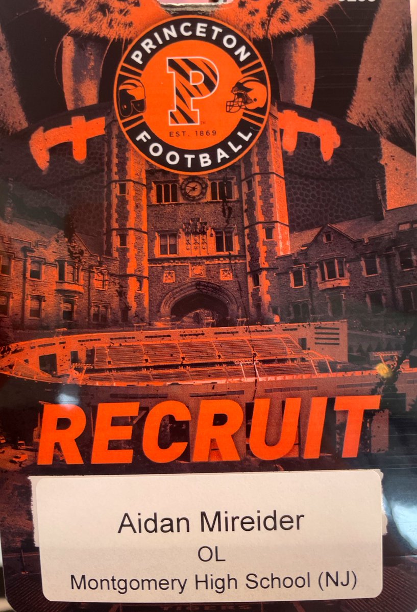 AidanMireider's tweet photo. Had a great time on my visit @PrincetonFTBL in their game against Howard thank you to @RyanFracPU for the invite! 
@CoachRosenbaum @CoachCuevas78 @FootballMonty @keenanreid__ https://t.co/d7vmXbNpk9