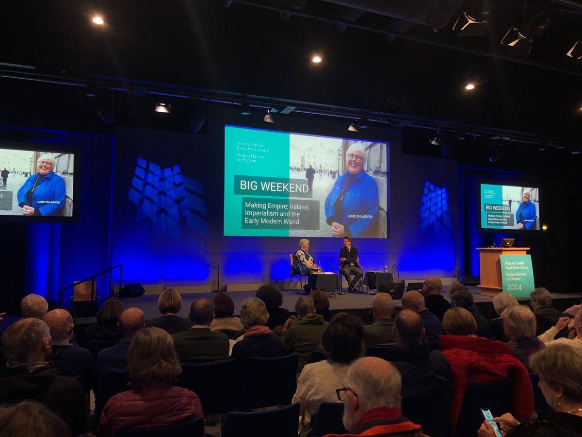 Jane Ohlmeyer (@janeohlmeyer) on Twitter photo A huge thank you to Patrick Geoghegan & the fabulous audience who joined us this afternoon at the Dublin festival of history to chat about Making Empire.
<a href="/OUPHistory/">OUP History</a> <a href="/HistFest/">Dublin Festival of History</a> you <a href="/_talkinghistory/">Newstalk's Talking History</a> <a href="/TCDHistHum/">TCD Histories</a> <a href="/EarlyTcd/">TCD Early Modern History</a> A huge thank you to Patrick Geoghegan & the fabulous audience who joined us this afternoon at the Dublin festival of history to chat about Making Empire.
<a href="/OUPHistory/">OUP History</a> <a href="/HistFest/">Dublin Festival of History</a> you <a href="/_talkinghistory/">Newstalk's Talking History</a> <a href="/TCDHistHum/">TCD Histories</a> <a href="/EarlyTcd/">TCD Early Modern History</a>