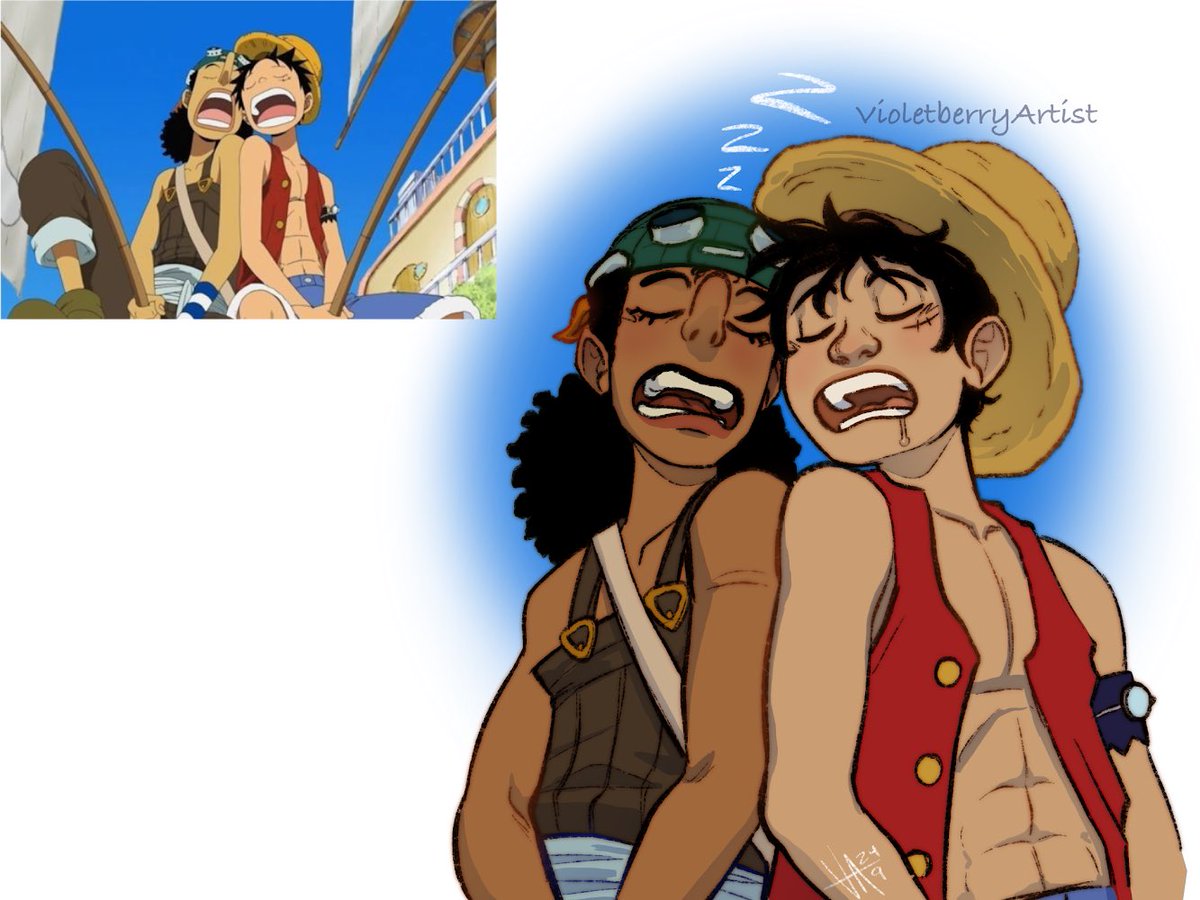 ArtB3rry's tweet photo. Redraws 💕 #onepiecefanart #usopp #luffy #tonychopper #fanart https://t.co/z5B0yLgaYo