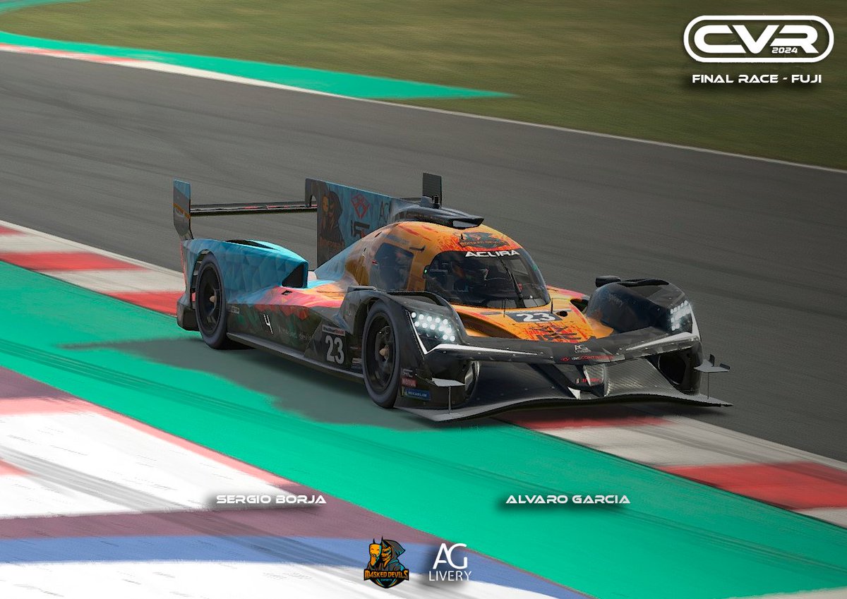 M4sked Devils eSports (@m4sked_devils) on Twitter photo THE LAST DANCE
🫡 Ultima carrera del #CVR24 <a href="/DriversparadeCb/">Drivers Parade Club</a> del que pase lo que pase, hemos hecho un grandísimo campeonato gracias a los pilotos
🇯🇵 FUJI - 8H
👥 <a href="/Hi_im_Borja/">3-xy</a> <a href="/alvaro_287/">Álvaro García</a>
⏰ 13:00
📺 Twitch.tv/driversparadec…
🤝 Suerte a toda la parrilla, especialmente a THE LAST DANCE
🫡 Ultima carrera del #CVR24 <a href="/DriversparadeCb/">Drivers Parade Club</a> del que pase lo que pase, hemos hecho un grandísimo campeonato gracias a los pilotos
🇯🇵 FUJI - 8H
👥 <a href="/Hi_im_Borja/">3-xy</a> <a href="/alvaro_287/">Álvaro García</a>
⏰ 13:00
📺 Twitch.tv/driversparadec…
🤝 Suerte a toda la parrilla, especialmente a