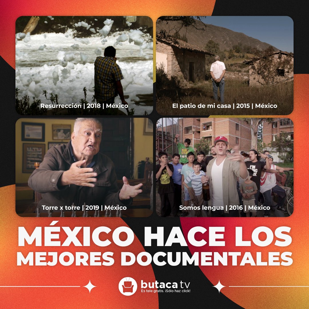 ¡#México es un país con los mejores documentales! La mejor selección de historias de la vida real y mucho más, completamente #GRATIS en #ButacaTV:

butaca.tv/collections/be…