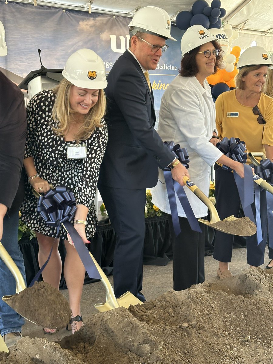 NexusPolicy's tweet photo. Monumental morning @UNC_Colorado for the groundbreaking of the new College of Osteopathic Medicine 🩻🥼🩺. Congrats @PresFeinstein and our legislators who joined us @Kyle_Mullica @RepMaryYoung @commish_pelton @RepSonnenberg https://t.co/pwreRwmgcu