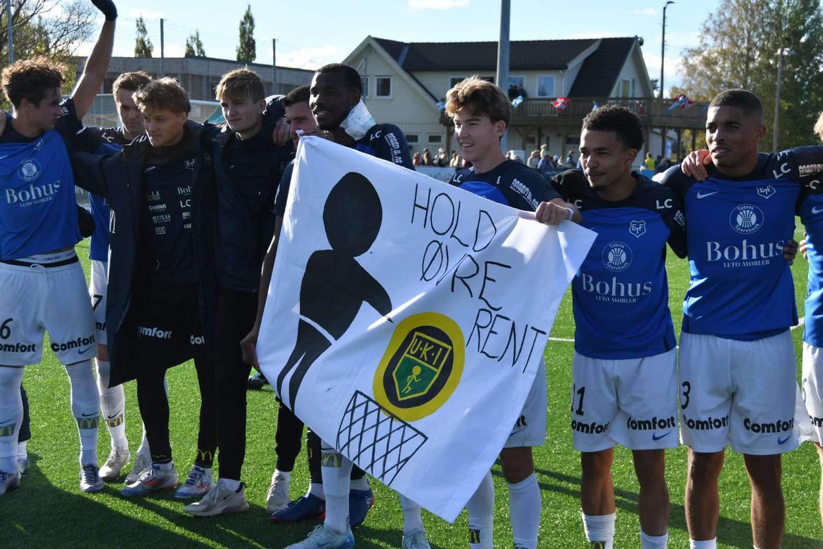 myhrerbanden's tweet photo. BEST PÅ ROMERIKE🔥🔥🔥💙🤍

Ja @LillestromSK, vi hadde slått dere! https://t.co/DBfu3NcxJN