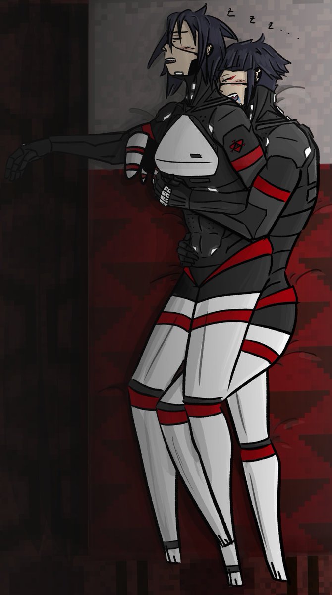 gunlicker13's tweet image. artificial sunlight kindly provided by AEON standard issue neon lamps #SIGNALIS #signalisfanart