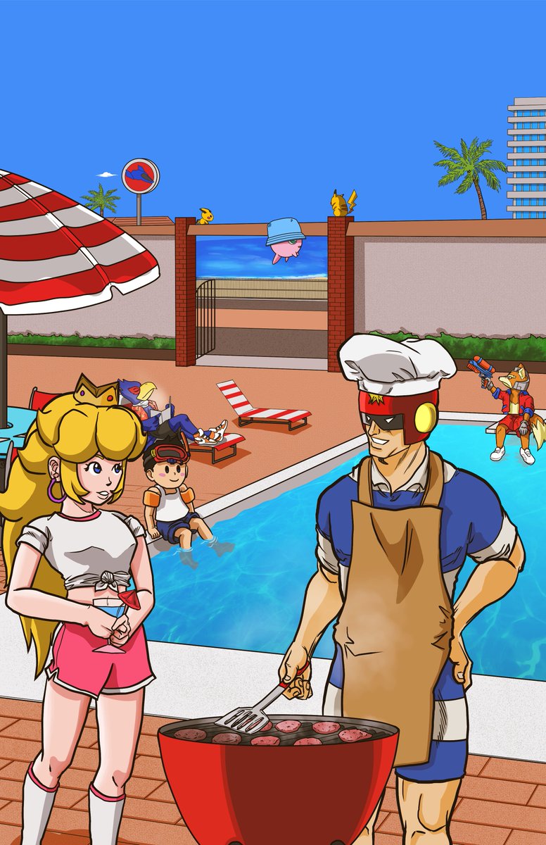 I just like drawing characters vibing.