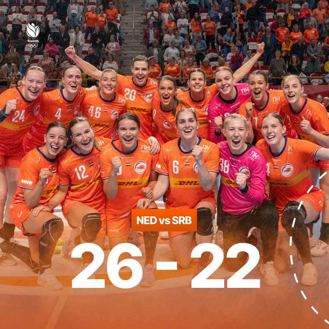 𝗩𝗶𝗰𝘁𝗼𝗿𝘆👏👏👏

#TeamNl #DHLsamedream #Nederlandselotterij #OdidoNederland #HandbalNL