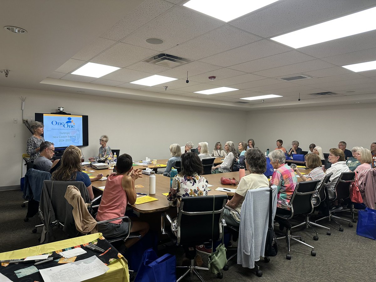 Thank you to these amazing volunteers spending their Saturday training to be One to One reading coaches in <a href="/Durango9R/">Durango 9-R</a> . We appreciate you! Thank you <a href="/NKYEC1/">NKYEducation Council</a> for leading this program.