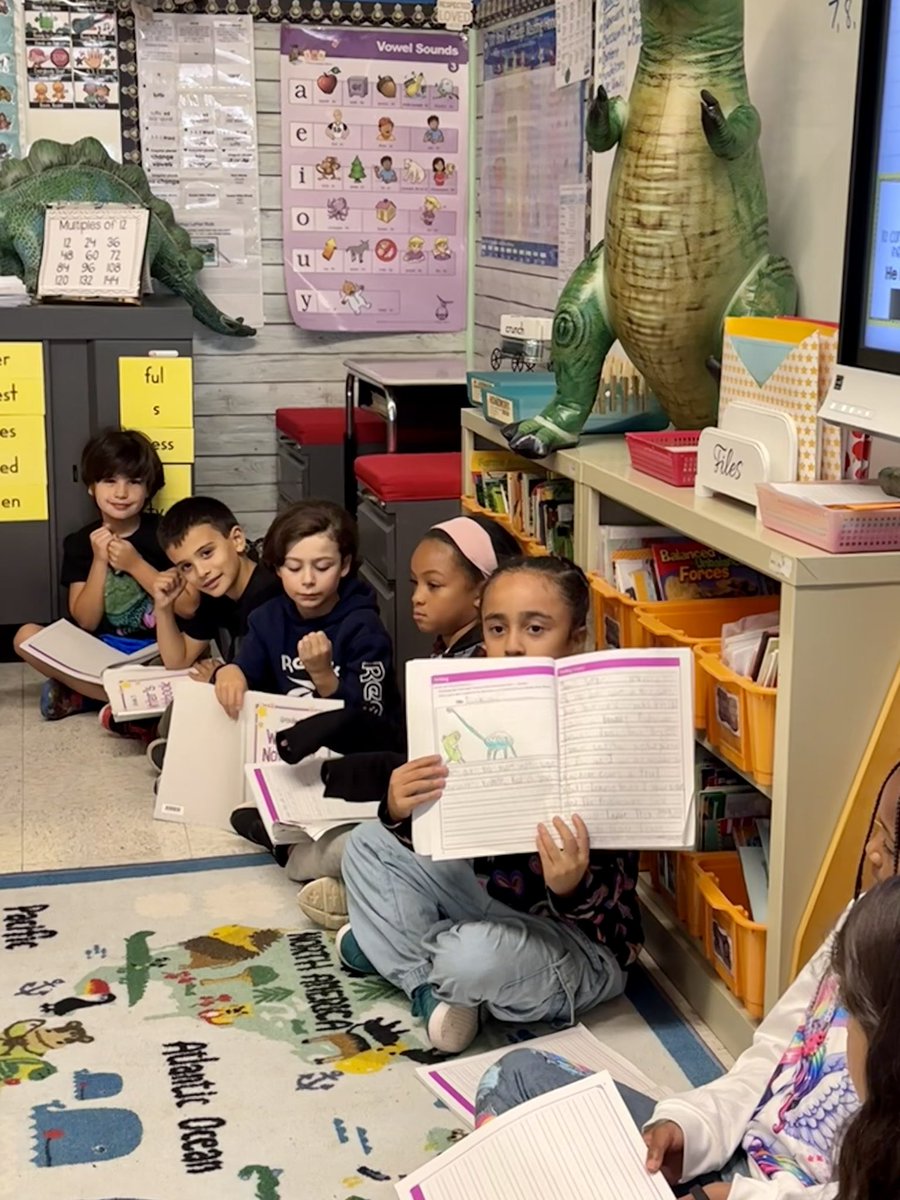 Jill Anderson (@msjanderson5) on Twitter photo 🦖Had a blast at our first poetry share after writing dinosaur-themed poems! 🦕 We explored figurative language and challenged ourselves to weave it into our writing. 🖋️@ferzeen_shamsi <a href="/MrCharvet/">Louie Charvet</a> <a href="/AmericanReading/">American Reading</a> 🦖Had a blast at our first poetry share after writing dinosaur-themed poems! 🦕 We explored figurative language and challenged ourselves to weave it into our writing. 🖋️@ferzeen_shamsi <a href="/MrCharvet/">Louie Charvet</a> <a href="/AmericanReading/">American Reading</a>