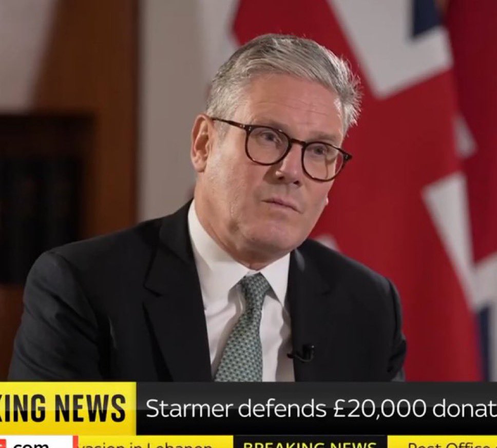 Keir Starmer's net approval is now -30, a drop of 49 points since becoming PM in July, in the latest <a href="/OpiniumResearch/">Opinium</a> poll.

The lesson here is not to portray yourself as a paragon of virtue when under the surface you’re a corrupt charlatan.