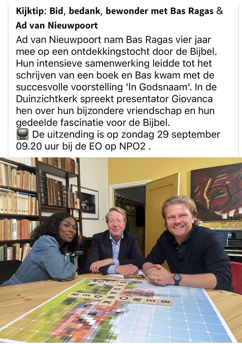 advannieuwpoort's tweet photo. ‘Jezus, waarom?’, morgen met @BastiaanRagas @NPO2 om 9.20 uur! @EOnl @Protestants070 @PKNnl @prometheusbb https://t.co/kRuMwI9yq1