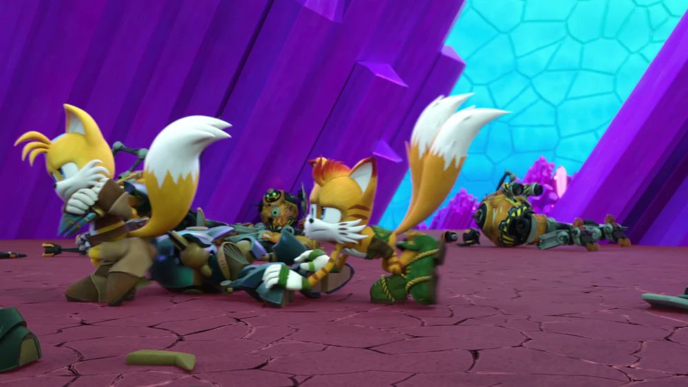TailsFantoo's tweet photo. Sails and Mangey makes a great team. ✨💛🏴☠️
#SonicPrime #SailsTails #MangeyTails #MilesTailsPrower https://t.co/aL6GbRLw18