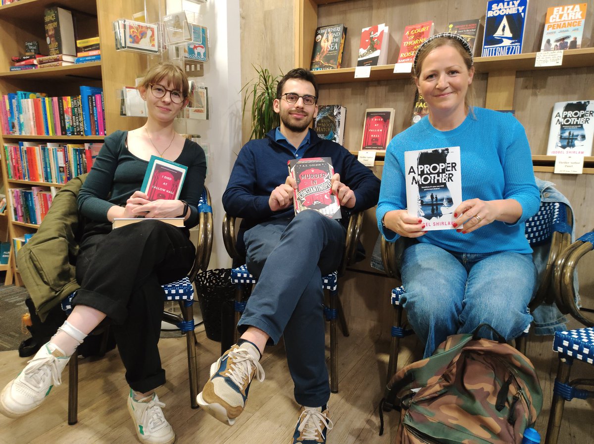 Isobel Shirlaw (@isobelshirlaw) on Twitter photo Wonderful evening at Lionsheart Bookshop in Woking. Lovely to meet <a href="/AEGoldin/">A.E. Goldin</a> and #BonnieBurke-Patel to talk about thrillers and writing. Thanks to Jack and Hannah for such a warm welcome and to everyone who came along #AProperMother <a href="/PointBlankCrime/">Point Blank</a> Wonderful evening at Lionsheart Bookshop in Woking. Lovely to meet <a href="/AEGoldin/">A.E. Goldin</a> and #BonnieBurke-Patel to talk about thrillers and writing. Thanks to Jack and Hannah for such a warm welcome and to everyone who came along #AProperMother <a href="/PointBlankCrime/">Point Blank</a>