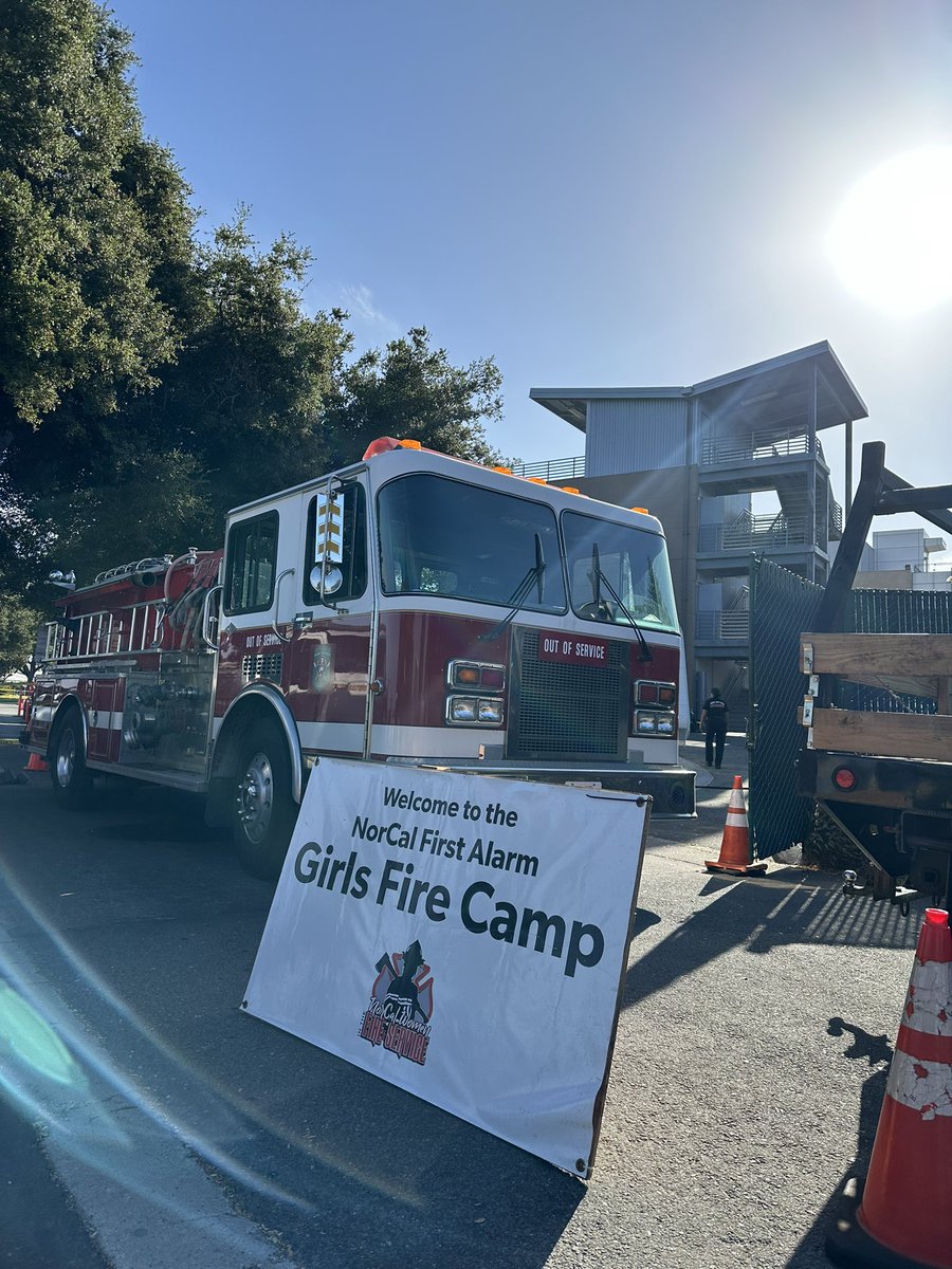 norcalwfs's tweet photo. Day 1 of the First Alarm Girls Fire Camp at Mission College in Santa Clara is off to a great start! https://t.co/xUi1NEBqym