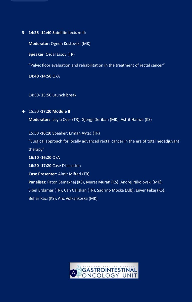 @gioncolunit autumn 🍂 symposium
#EastOfEurope / #WestOfBalkans
🇽🇰🇲🇰🇦🇱🇹🇷
Assembling at Kosovo 🇽🇰 
📌 Advances in the treatment of rectal cancer
📍Hotel Garden Pristina 🏢 
🗓️ 5/October/2024
🕚 11:00 
<a href="/bozkurtmster/">mustafa bozkurt</a> <a href="/doktorcivanim/">Dr Ozdal Ersoy</a> <a href="/drleylaozer/">Leyla Özer</a> hakanyildiz ZeynepGural
