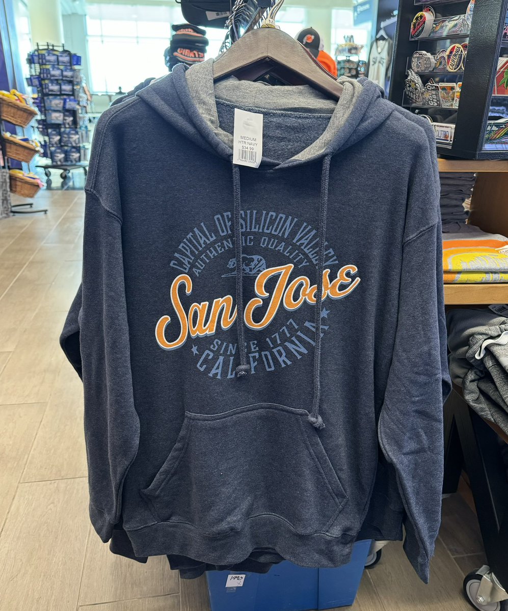 spizarro's tweet image. San Jose has a decent merch game at the airport — especially when you consider there was practically no SJ stuff 10-15 years ago. @FlySJC #sanjose
