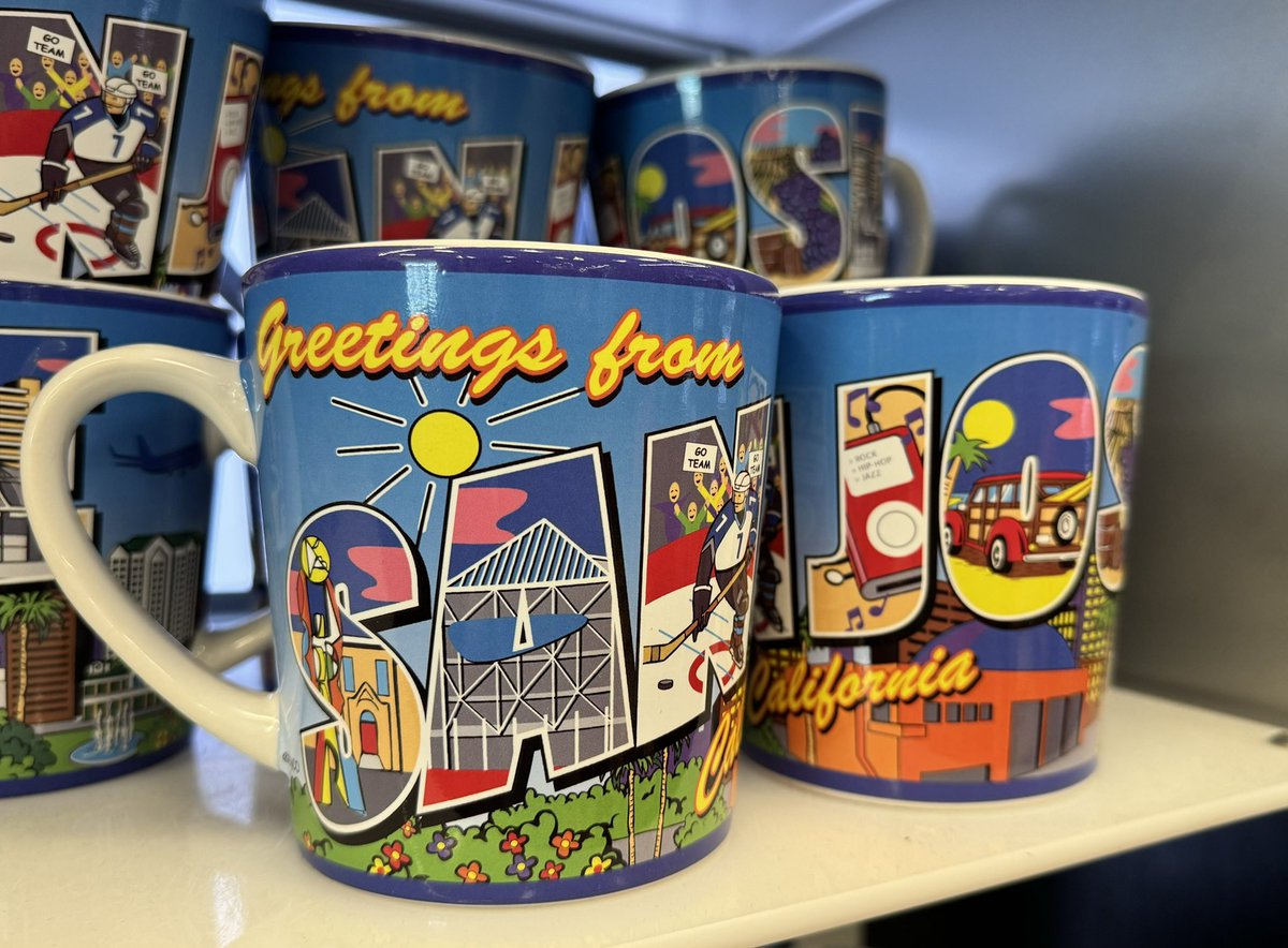 spizarro's tweet image. San Jose has a decent merch game at the airport — especially when you consider there was practically no SJ stuff 10-15 years ago. @FlySJC #sanjose