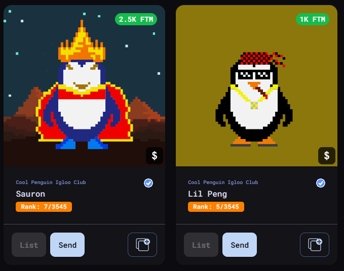 CoolPenguinIC's tweet photo. Sauron and Lil Peng put for sale in an attempt to generate liquidity for LP 

May be canceled anytime

Website is incoming

Gl 

https://t.co/Qp17APlNON

$fishy $ftm $s #sonic #memecoin #CDBC https://t.co/jAbuHtVJjd