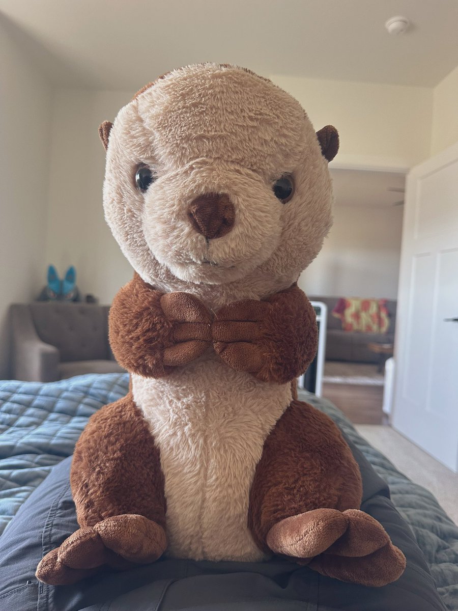 Snugging up with <a href="/oliverpupper/">Oliver</a>'s otter.