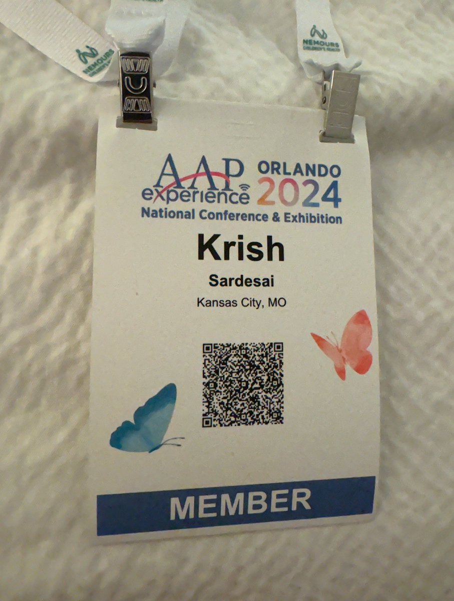 Krish Sardesai (@krishsardesai) on Twitter photo It was a pleasure presenting at the <a href="/AAPexperience/">AAP National Conference & Exhibition</a> Section on Orthopaedics discussing complications of pediatric spine surgery in Orlando. Thank you so much to <a href="/shrinershosp/">Shriners Children's</a> for the grant funding and to the amazing research team. @aap_peds It was a pleasure presenting at the <a href="/AAPexperience/">AAP National Conference & Exhibition</a> Section on Orthopaedics discussing complications of pediatric spine surgery in Orlando. Thank you so much to <a href="/shrinershosp/">Shriners Children's</a> for the grant funding and to the amazing research team. @aap_peds