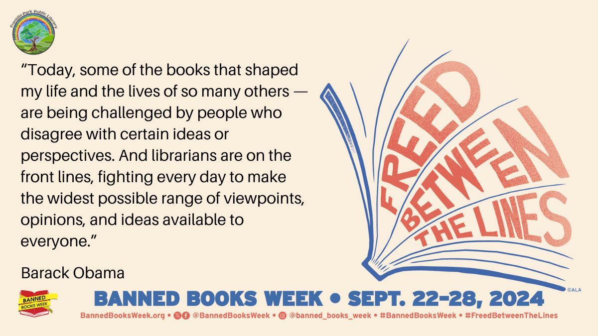 As Banned Books Week comes to a close for this year, we hope you'll continue to exercise your Freedom to Read. If you’re interested in continuing the fight against censorship, head over to uniteagainstbookbans.org and join the campaign. #BannedBooksWeek #BannedBooksWeek2024