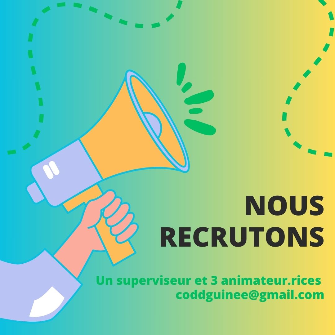 Convergence pour le Développement Durable (@coddguinee) on Twitter photo 🔊 Appel à Candidatures : Rejoignez l'ONG CODD pour l'empowerment des femmes à Conakry ! 🚀
Passionné(e) par le leadership féminin et le changement social ?
📩 Envoyez votre CV à coddguinee@gmail.com avant le 6 octobre 2024.
drive.google.com/file/d/1_4Gcs4… 🔊 Appel à Candidatures : Rejoignez l'ONG CODD pour l'empowerment des femmes à Conakry ! 🚀
Passionné(e) par le leadership féminin et le changement social ?
📩 Envoyez votre CV à coddguinee@gmail.com avant le 6 octobre 2024.
drive.google.com/file/d/1_4Gcs4…