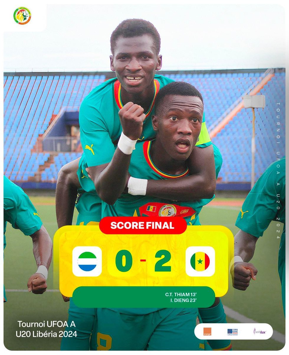 Moelhadji19's tweet photo. Bis repetita, comme en #2022, les #Lionceaux glanent le #TournoiUFOAAU20, un match abouti de bout en bout contre la #
SierraLeone. A ce propos, j’ai écris #1article dans mon #blog : https://t.co/QarmgBM51V. Merci de lire et partager !
#Blogger #article #Foot #Sen #SierraLeone https://t.co/8TCjpVZhi3