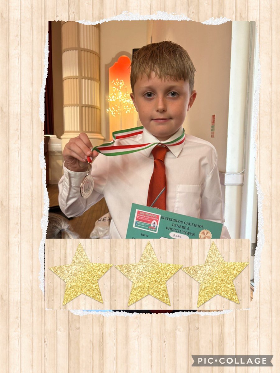 Llongyfarchiadau! 3ydd yn y celf a chrefft i flwyddyn 3 a 4 yn Eisteddfod Penbre a Phorth Tywyn 👏🏻🏅
 #PyT #Eisteddfod #perfformio #iachahyderus #uchelgeisiolagalluog #cyfranwyrmentrus