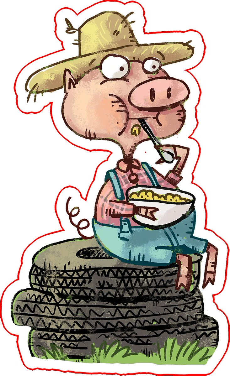 A sticker to go along with A Pig Named Joe. 

Order A Pig Named Joe and His Quest To Be Fancy from Simon and Schuster or Amazon here! bit.ly/JoePig    #picturebooks #breadwig #kidlit @powkidsbooksofficial