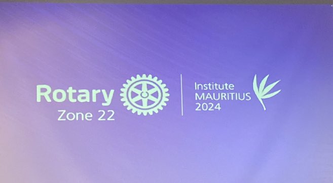 CaroleKarema's tweet photo. Insightful #RotaryInstitut2024 in Mauritius with #RIPresident @StephanieAUrchick and #RotaryLeaders and #WonderfulRotaryFamily

#District9150 #RotaryZone22 https://t.co/jQt2VmL9xx