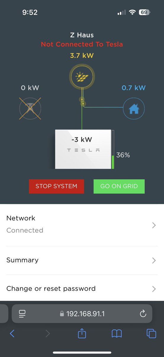 Marcizzle85's tweet image. 36 hours off grid using only #teslasolar and #powerwalls. What an amazing product to be able to live life during a natural disaster by #HurricaneHelena as if nothing even happened. AC, washer and dryer, microwave, stove, and everything else worked flawless. Thank you #tesla 🙏